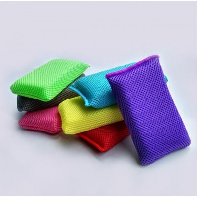 New items 7 color rainbow microfiber bug insect sponge