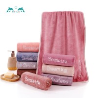 Brushed Microfiber Adult  Face Towel Size 35*75cm with Customized Logo