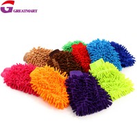 Microfiber Chenille Mitt Chenille Glove For Car Washing