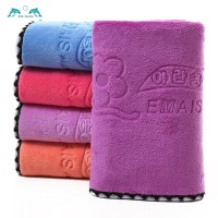 Brushed Microfiber Adult  Face Towel Size 35*75cm with Customized Logo